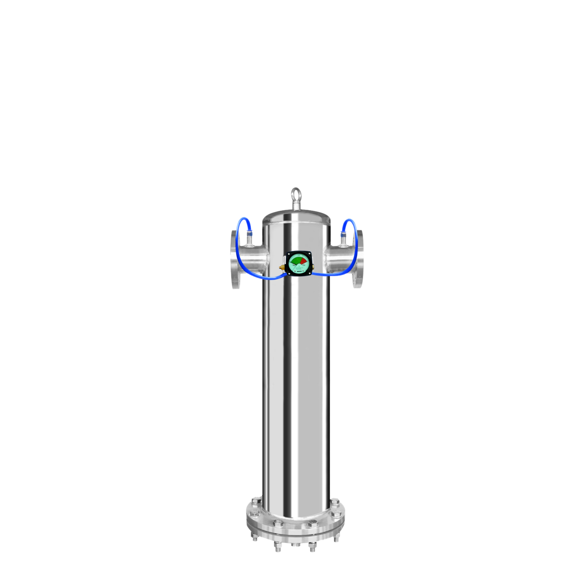 Penyelesaian Penapis Udara Mampat Keluli Tahan Karat untuk Industri Kritikal